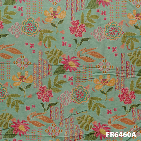 Printed Linen Silk FR6460